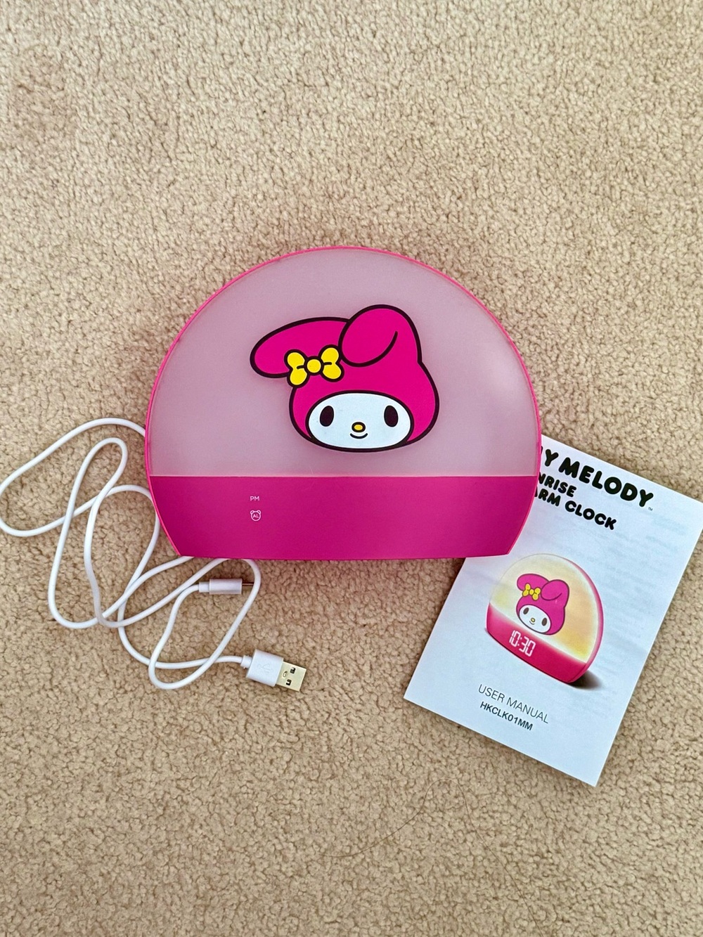 Sanrio My Melody Sunrise Alarm Clock
